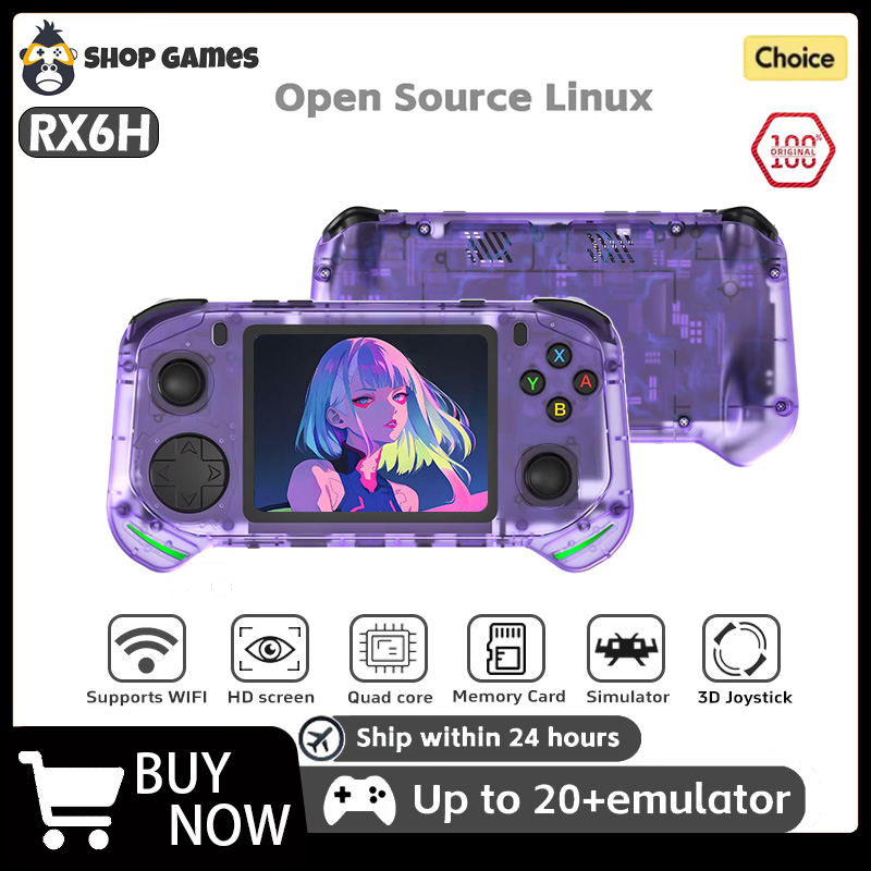 Retro Gaming Power Bank - RX6H Retro Handheld Game Console Linux