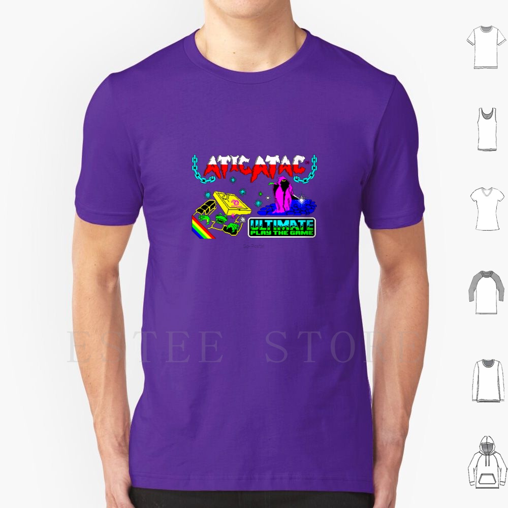 Retro Gaming Zx Spectrum - Atic Atac Retro Game Design T
