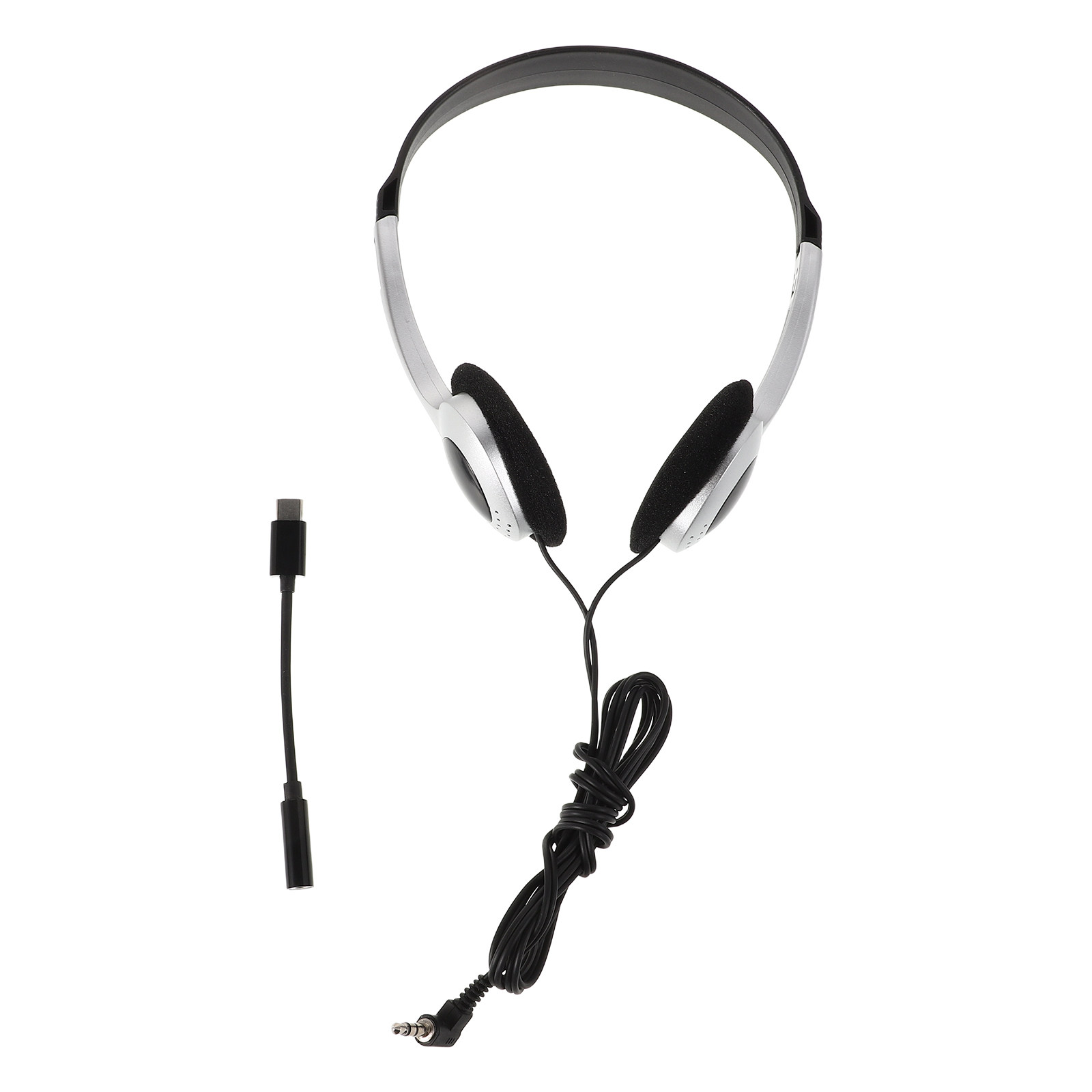 Retro Gaming On - Retro Silver on Ear Headphones Wired