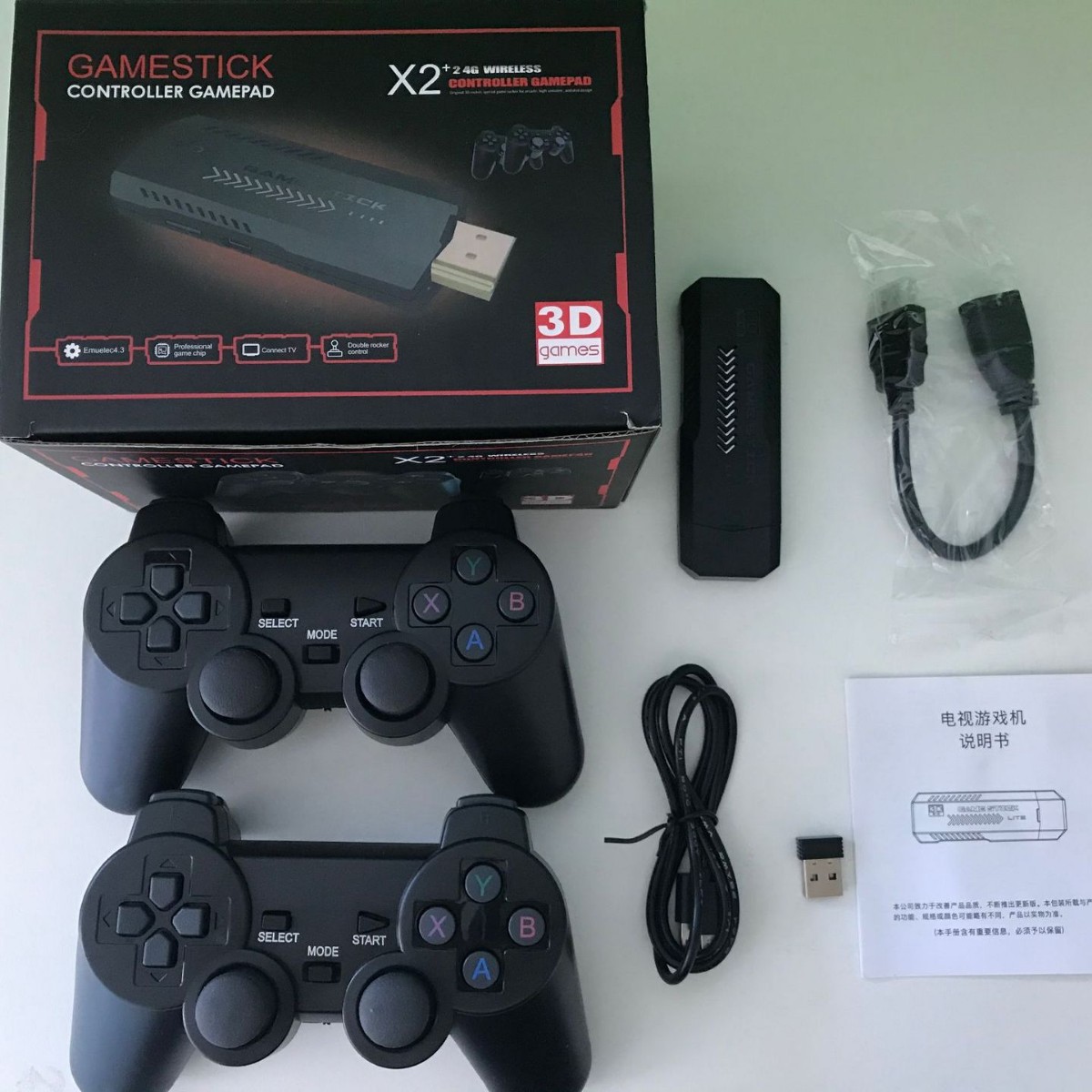 Retro Gaming Arcade Console - X2 Retro Video Game Console 2.4G