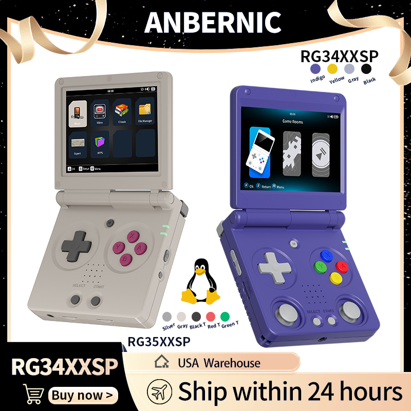 Anbernic RG34XXSP RG35XXSP Fli - đánh giá và giá Retro Gaming Realm