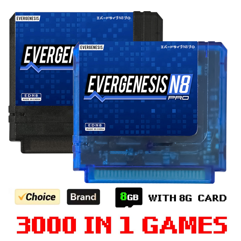 3000 in 1 Game Card ED N8 Pro  - đánh giá và giá Retro Gaming Box