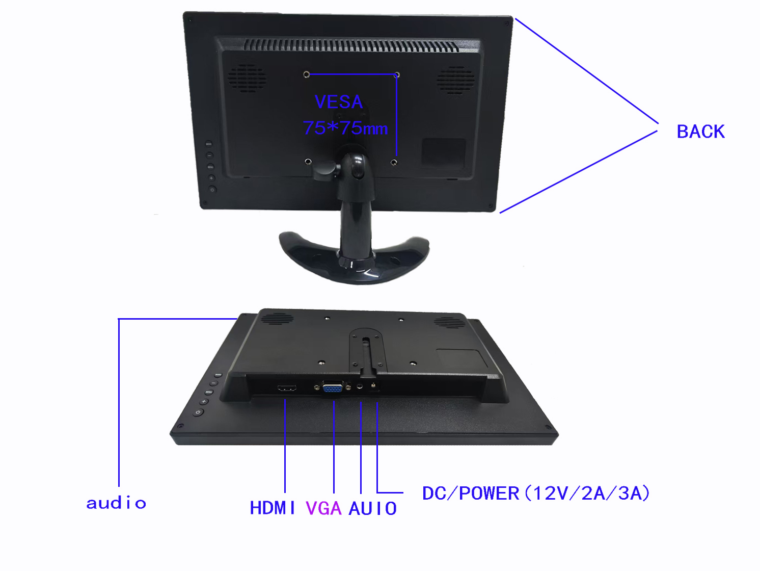 11.6 Inch TFT LCD Monitor With - đánh giá và giá Retro Gaming Monitor