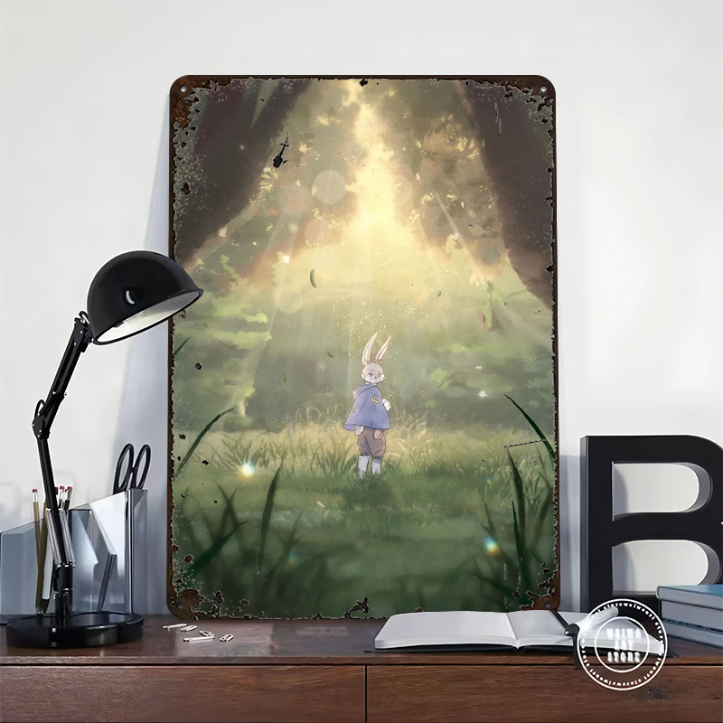 Bunny on a Field Poster Retro  - đánh giá và giá Retro Gaming On