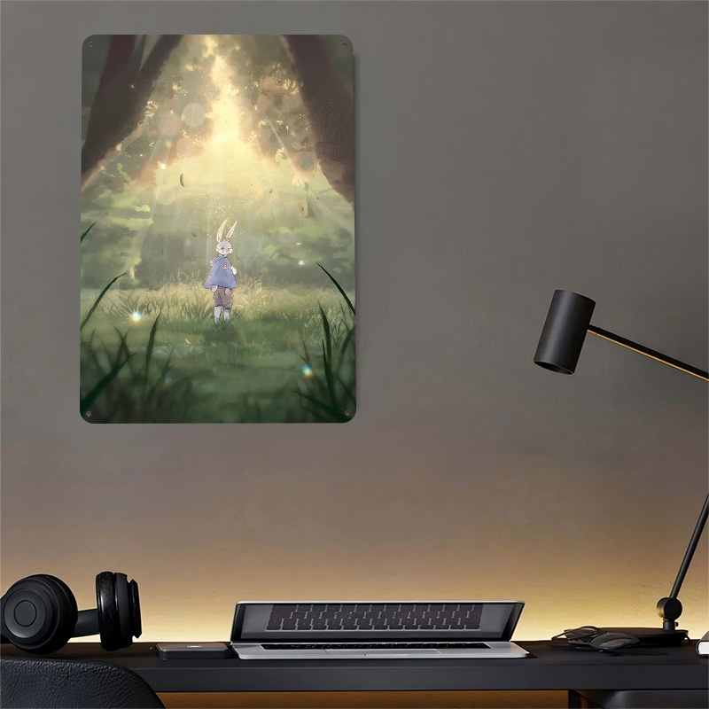 Bunny on a Field Poster Retro  - đánh giá và giá Retro Gaming On