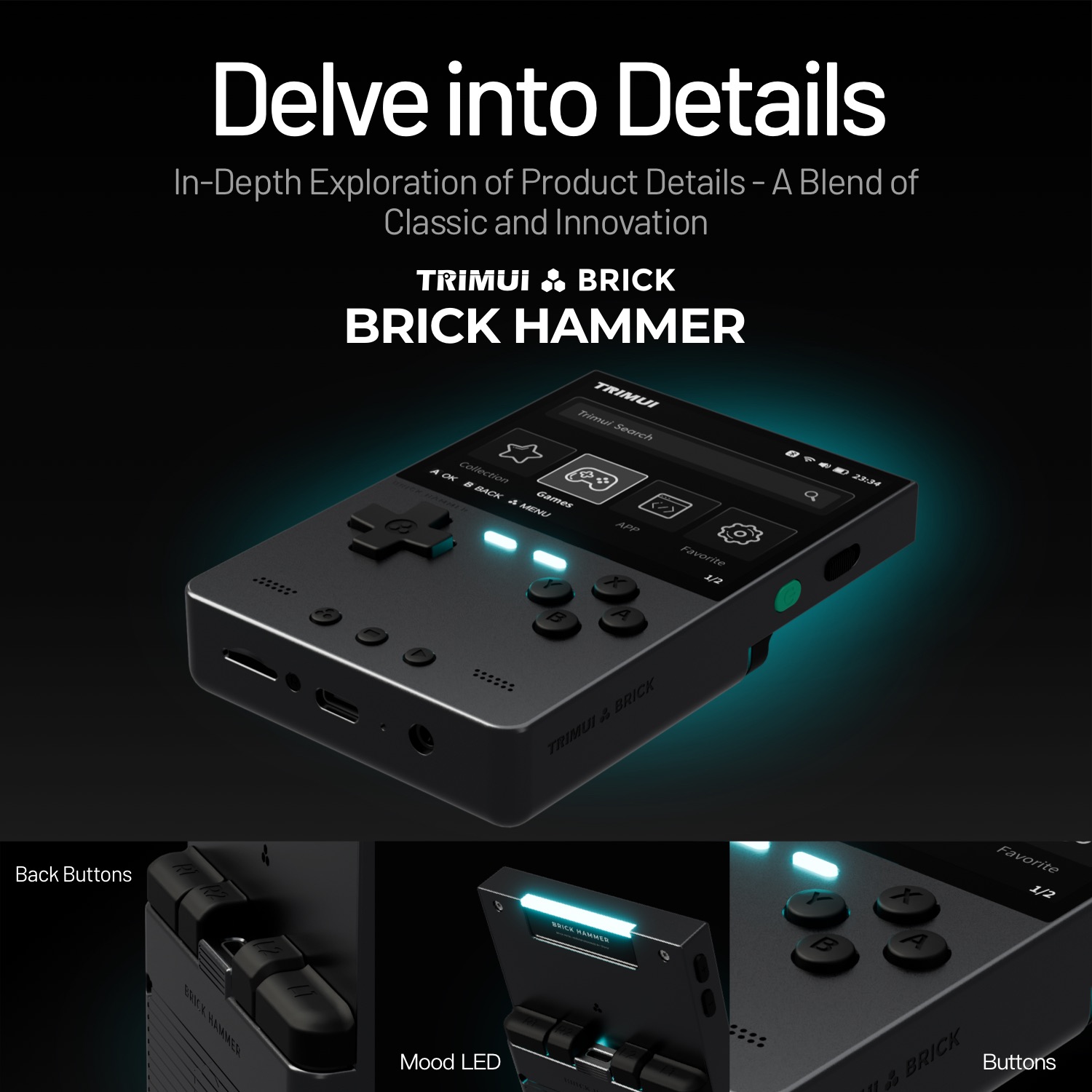 AMPOWN TRIMUI BRICK Metal Retr - đánh giá và giá Retro Gaming Realm