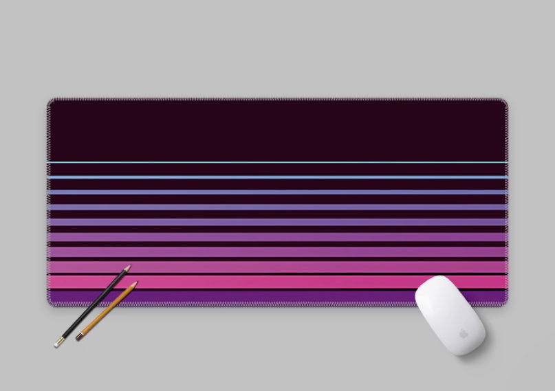 Retro Vintage Stripes Deskmat  - đánh giá và giá Retro Gaming On