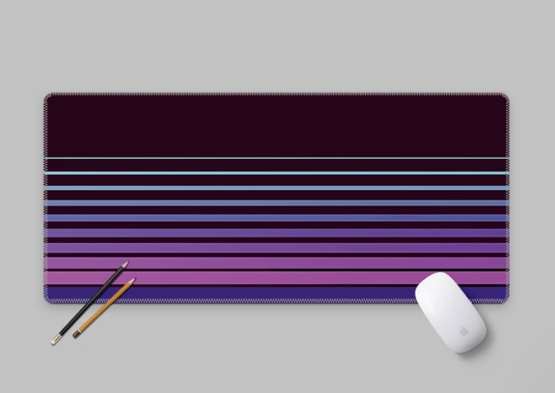 Retro Vintage Stripes Deskmat  - đánh giá và giá Retro Gaming On