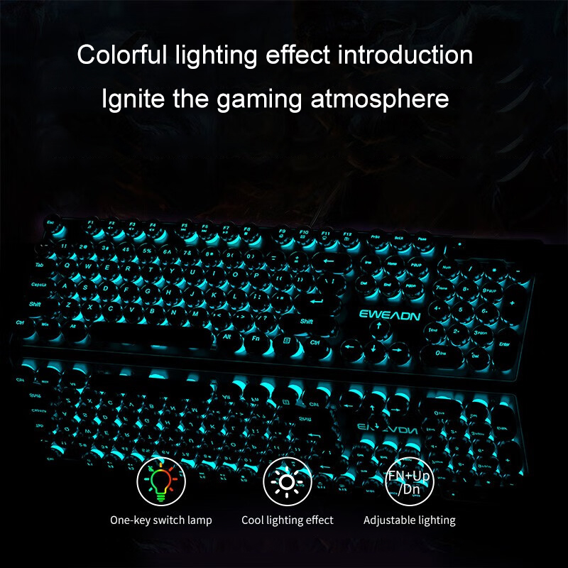 EWEADN Typewriter Gaming Keybo - đánh giá và giá Retro Gaming Realm