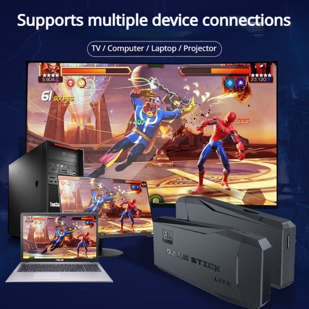 Portable 4K Retro Game Stick C - đánh giá và giá Retro Gaming Hdmi