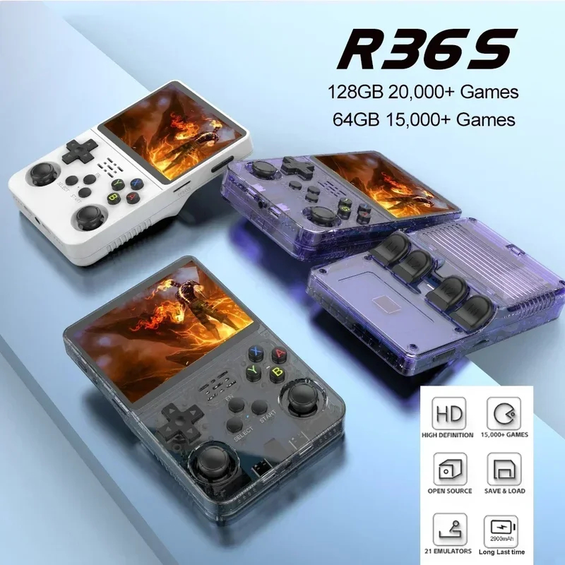 R36S Retro Handheld Game Conso - đánh giá và giá Retro Gaming On