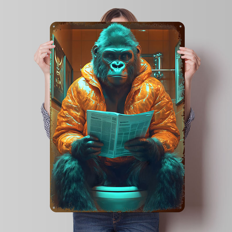 Gorilla Reading on Toilet Tinp - đánh giá và giá Retro Gaming On