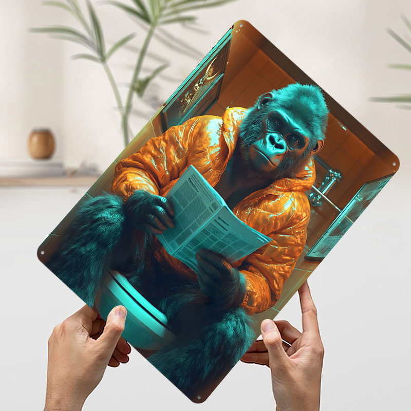 Gorilla Reading on Toilet Tinp - đánh giá và giá Retro Gaming On