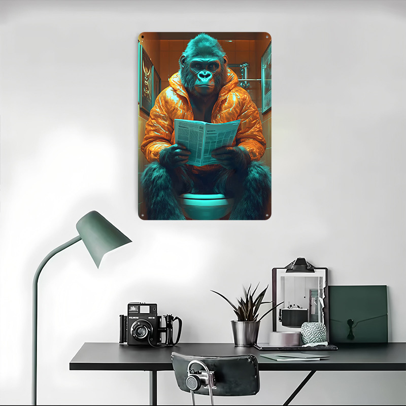 Gorilla Reading on Toilet Tinp - đánh giá và giá Retro Gaming On