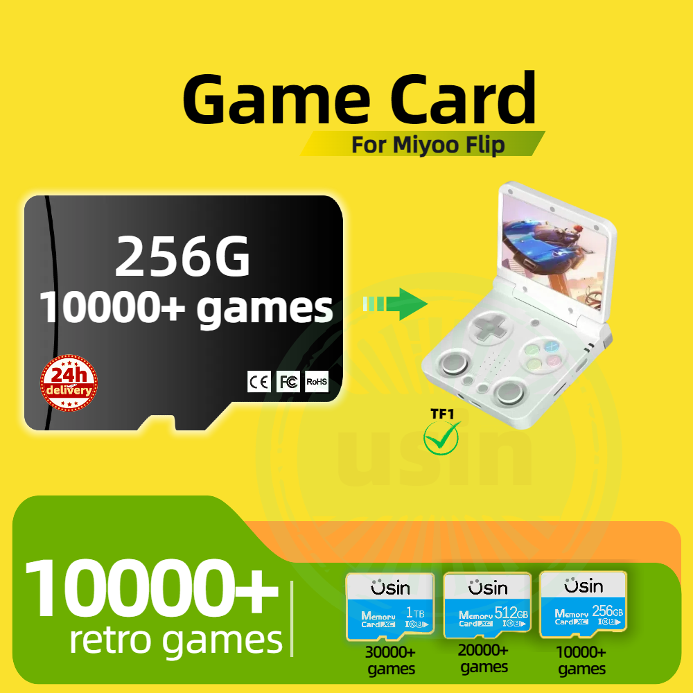 Game Card For Miyoo Flip 30000 - đánh giá và giá Retro Gaming Table
