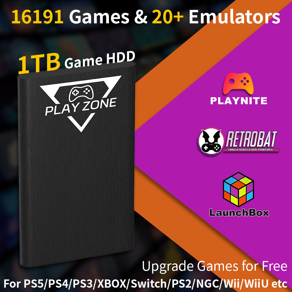Play Zone 1TB Portable Gaming  - đánh giá và giá Retro Gaming Realm