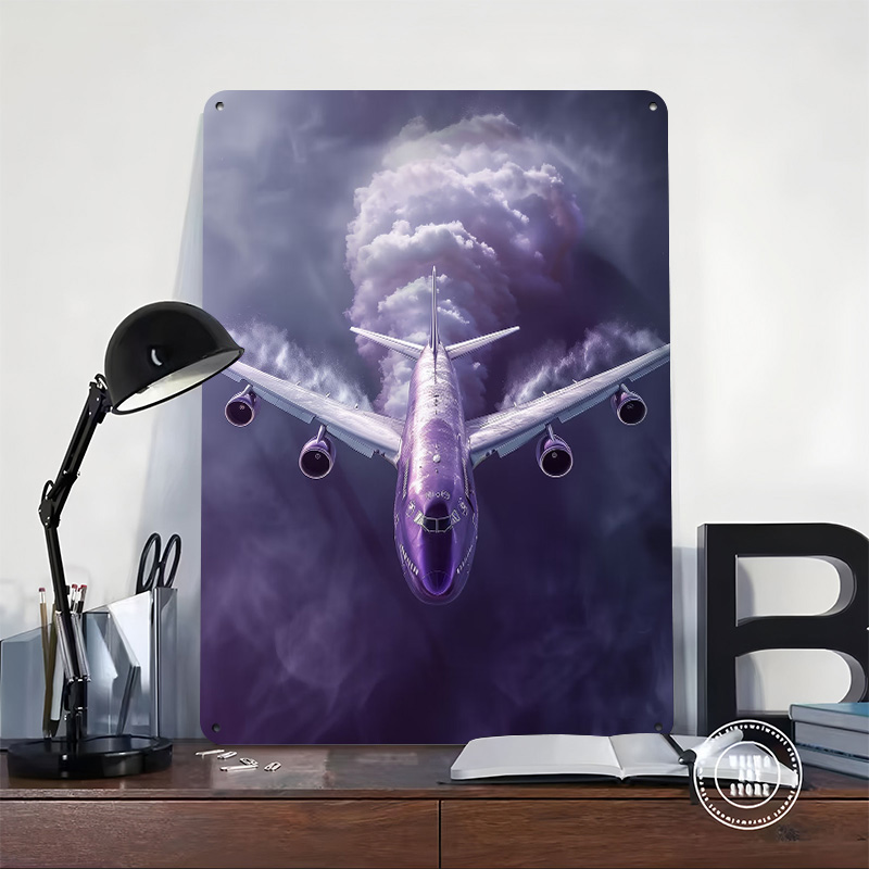 Purple Airplane on The Sky Tin - đánh giá và giá Retro Gaming On