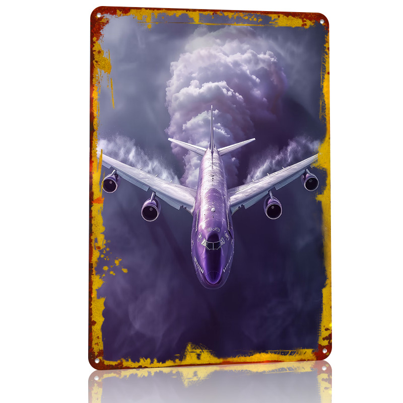Purple Airplane on The Sky Tin - đánh giá và giá Retro Gaming On