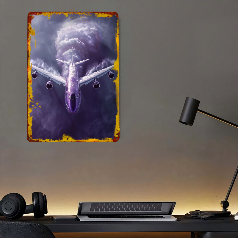 Purple Airplane on The Sky Tin - đánh giá và giá Retro Gaming On