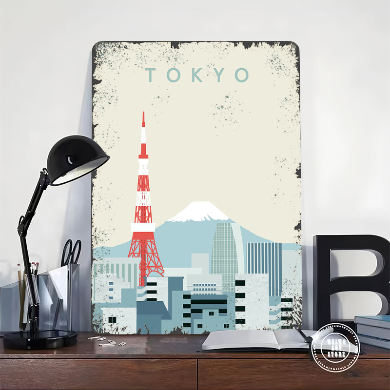 Tokyo Poster Retro 3D Printed  - đánh giá và giá Retro Gaming Tokyo