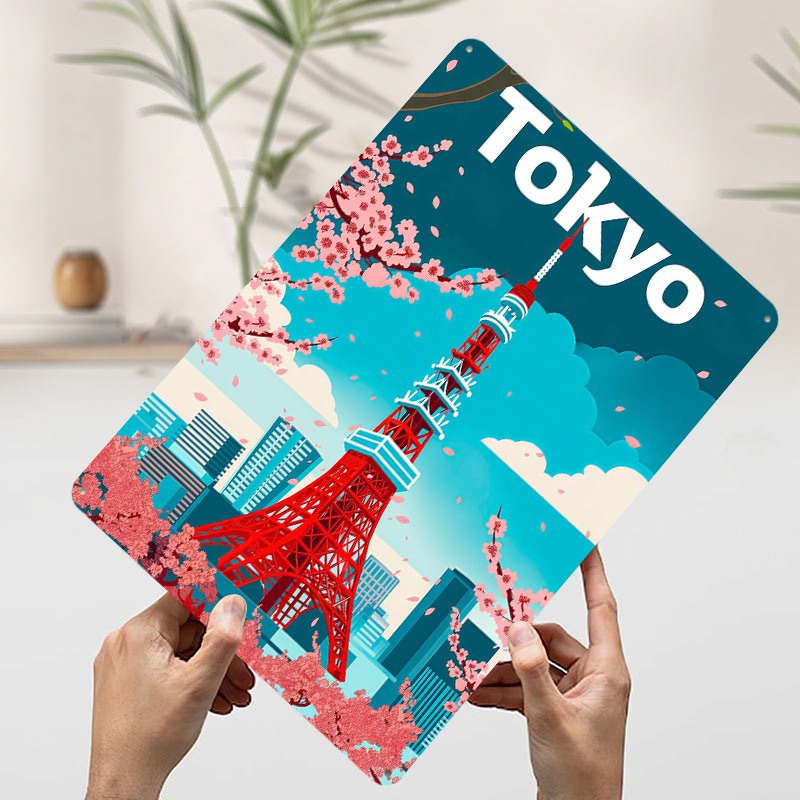 Tokyo Travel Tinplate Poster C - đánh giá và giá Retro Gaming Tokyo