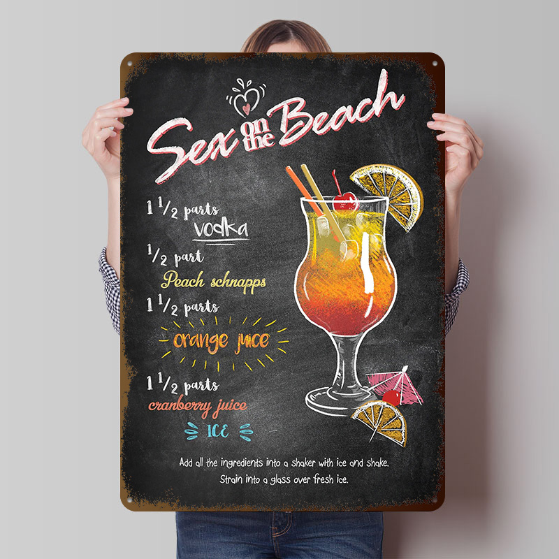 Sex on the Beach Tinplate Post - đánh giá và giá Retro Gaming On