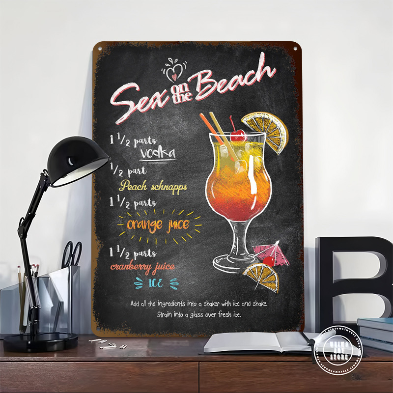 Sex on the Beach Tinplate Post - đánh giá và giá Retro Gaming On