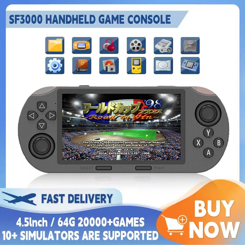 SF3000 Portable Handheld Game  - đánh giá và giá Retro Gaming Power Bank