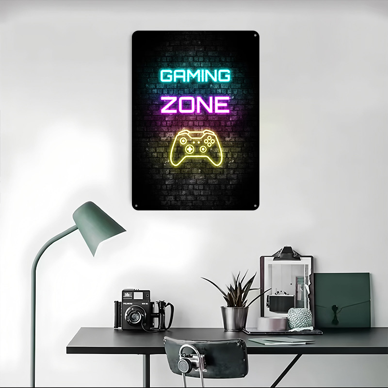 Gaming Zone Neon Sign on Brick - đánh giá và giá Retro Gaming On