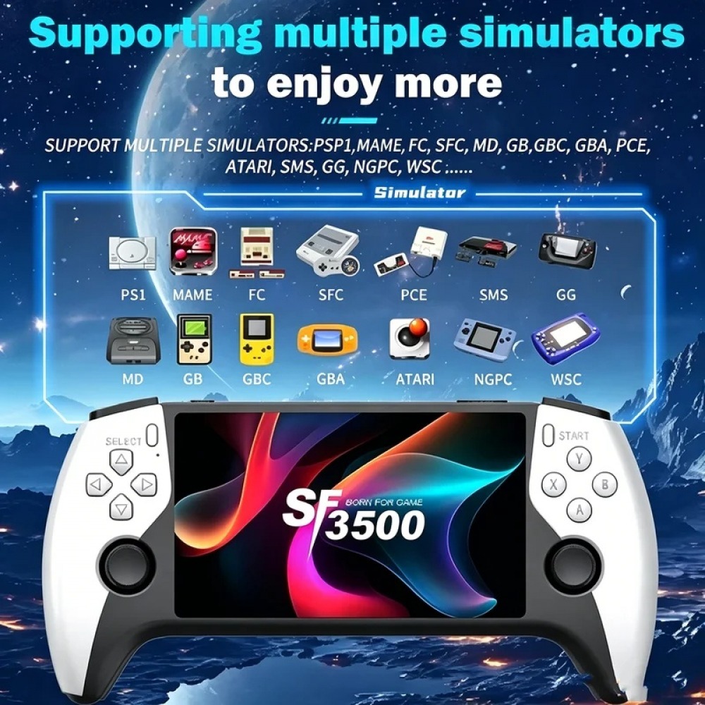 SF3500 5 inch Handheld Game Co - đánh giá và giá Retro Gaming Consoles