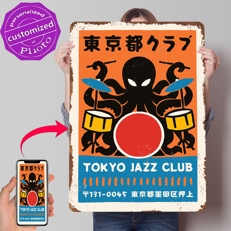 Tokyo Jazz Club Metal Poster C - đánh giá và giá Retro Gaming Tokyo