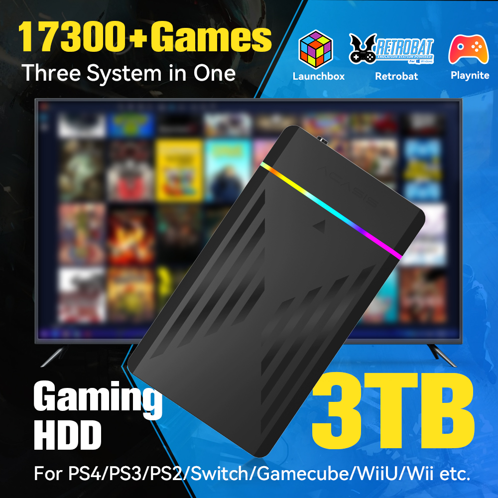 3TB Portable Gaming HDD Launch - đánh giá và giá Retro Gaming Table